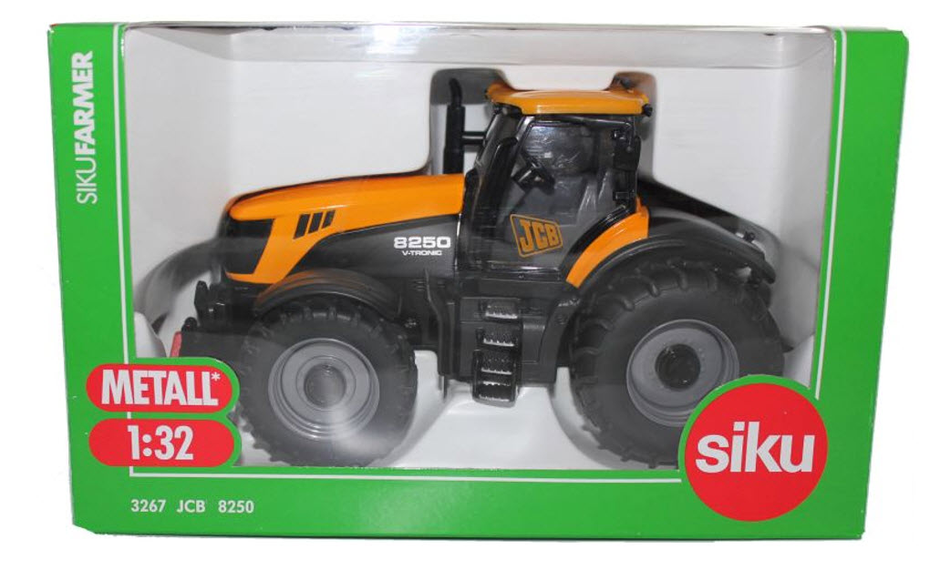 3267 Spielzeug Traktor Schlepper NEU Farmingtoys Siku JCB 8250 Fastrac 1:32 Nr 