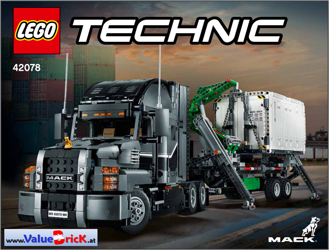 42078 LEGO®  Bauanleitung Technik Keine Steine/Figuren Mack Antham 