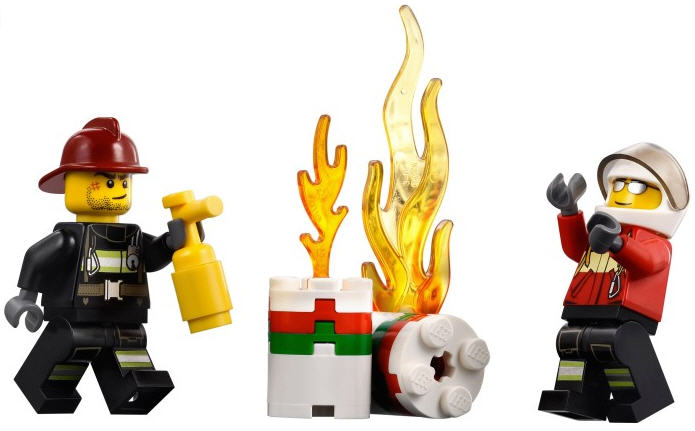 LEGO  City  Figur Feuerwehrmann mit Zubehör Polybag Limited Edition OVP 951704 