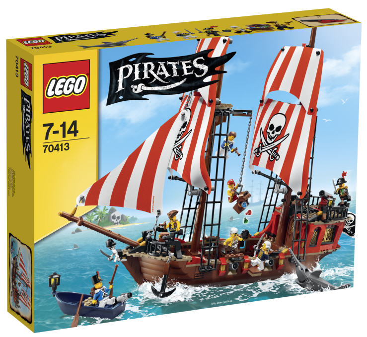 Lego Piratenschiff Piraten Insulaner Padel rot  für Beiboot  Ersatzteil 