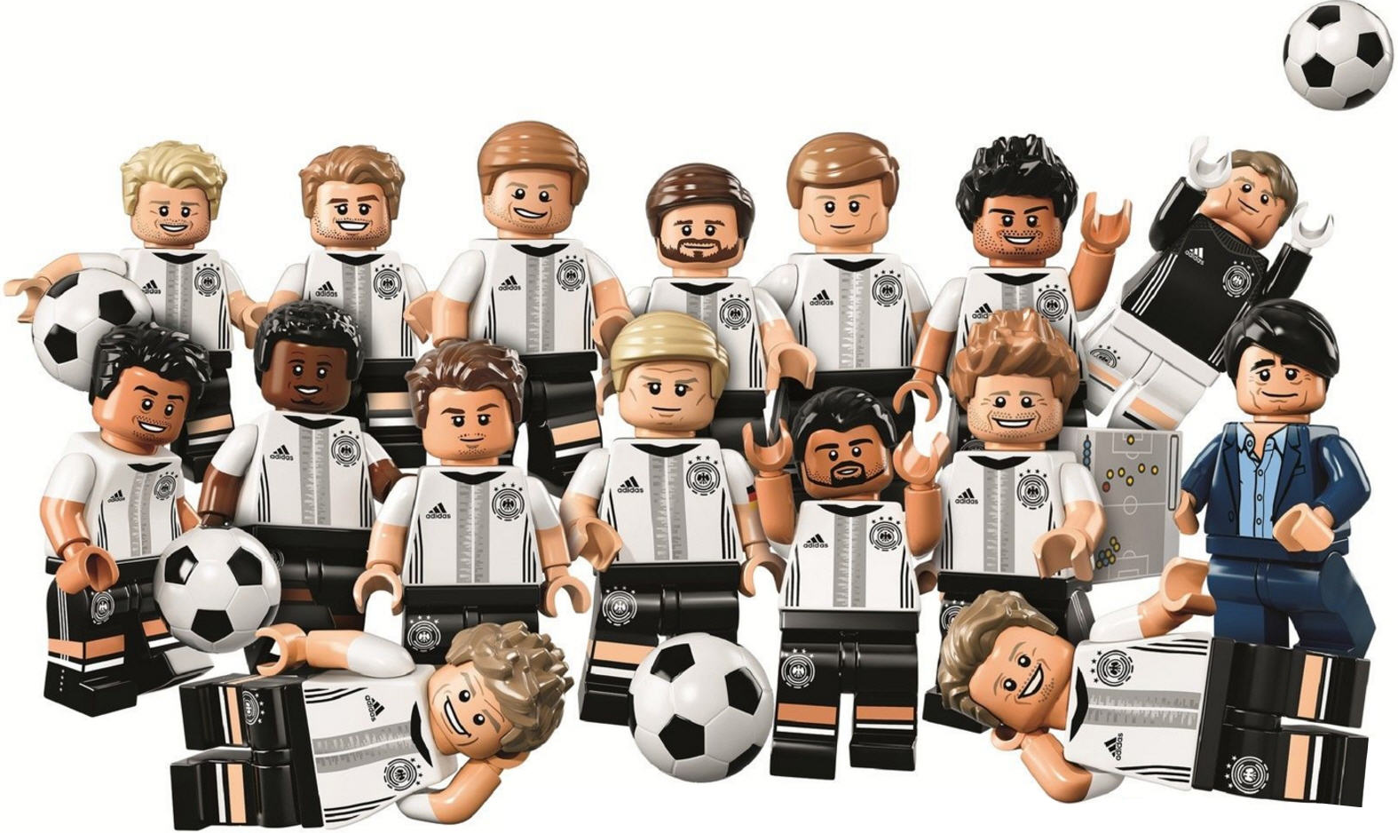 LEGO 71014 Euro 2016 DFB Die Mannschaft Minifiguren aussuchen aus allen 16 