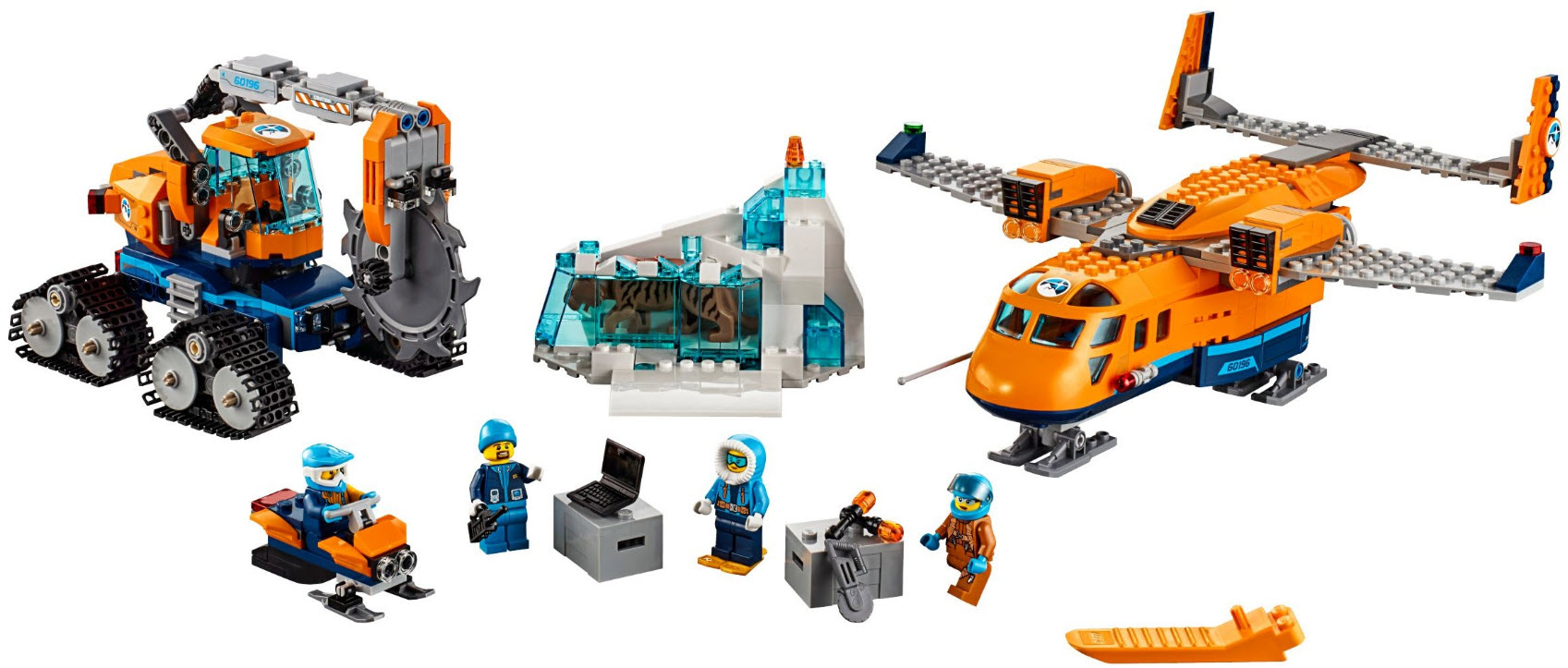 Lego City 1 Polarforscher mit blauem Kopf 