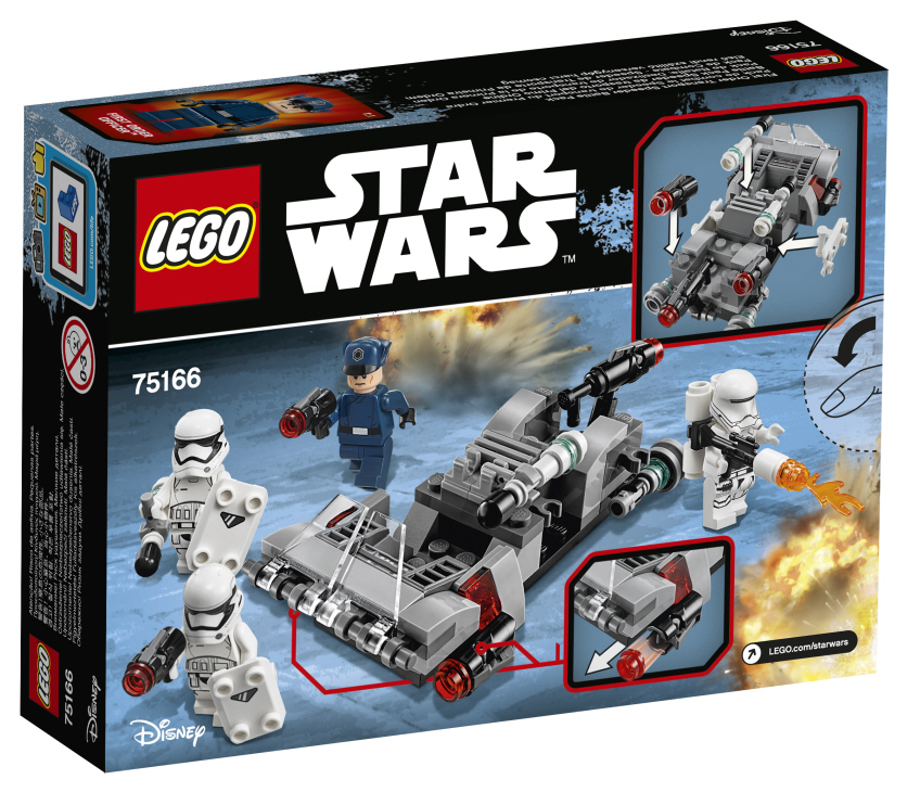 LEGO STAR WARS 75166 FIRST ORDER STORMTRTROOPER LSW-0905 MIT BLASTER  NEUWERTIG 