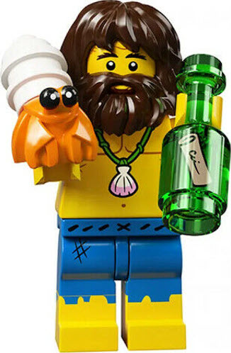 Schiffbrüchiger 71029 Lego Minifiguren Serie 21 
