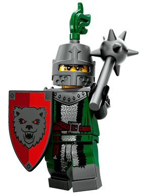 NEU & OVP LEGO ® 3 x grüne Ritter mit Schwert Minifiguren Blister 