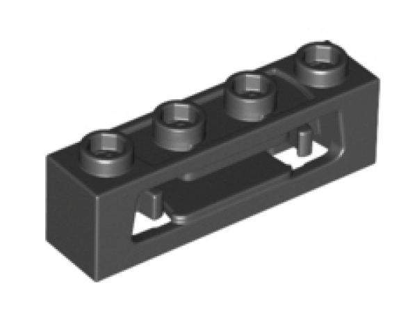 LEGO Waffen 16968 Disk Shooter 1x4, schwarz