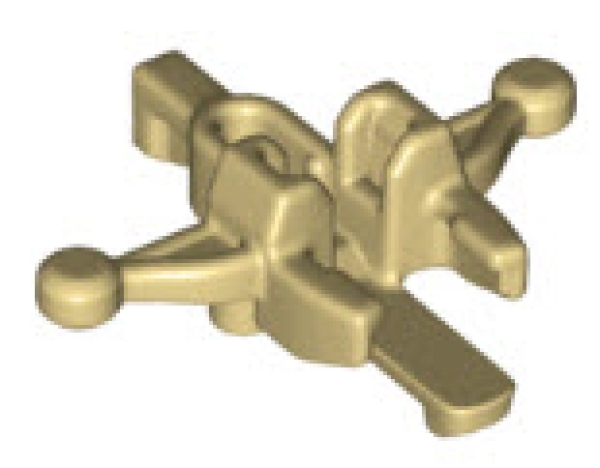 LEGO Waffen 20105 Armbrust mit Mini-Shooter (komplett), beige