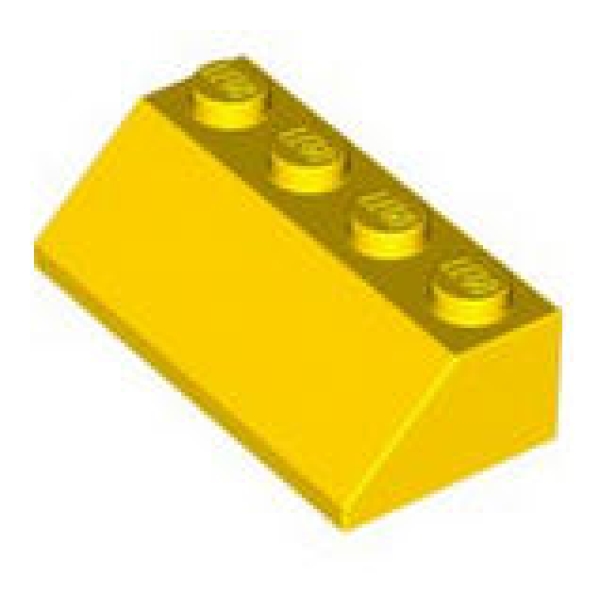 LEGO Schrägsteine 3037 Dachstein 45° 2x4, gelb