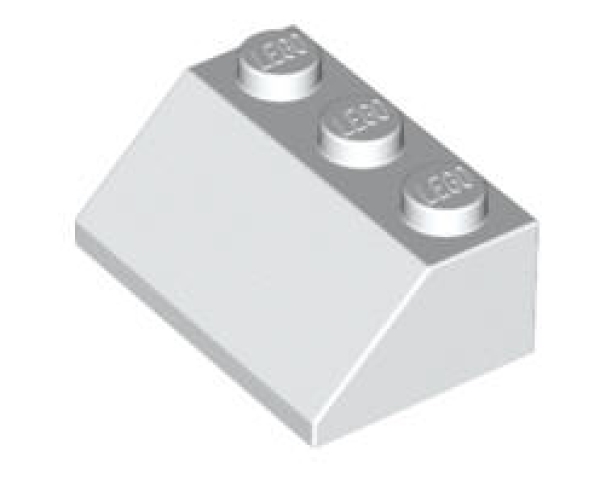 LEGO Schrägsteine 3038 Dachstein 45° 2x3, weiß