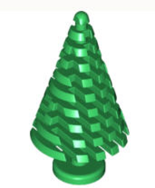Groß LEGO® 2x Tanne 3471 Baum Pflanze Grün 