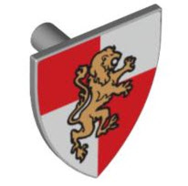 LEGO Waffen 3846pb27 Schild, Löwenritter Druck