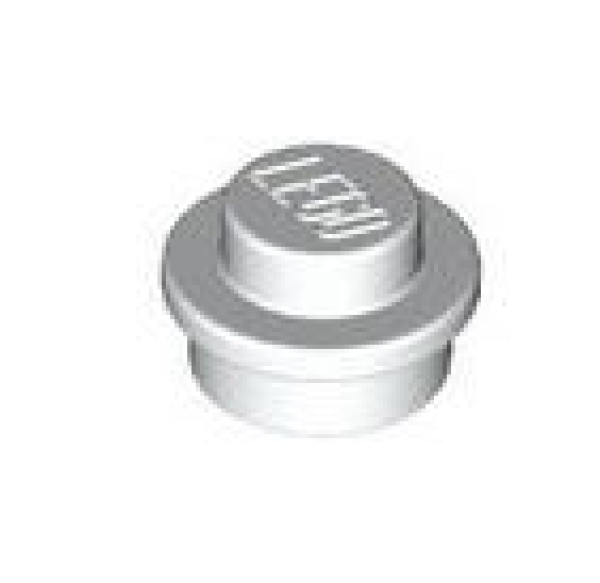 LEGO Platten 4073 Platte rund 1x1, weiß