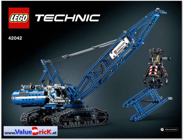 bauanleitung lego technic 42042 seilbagger