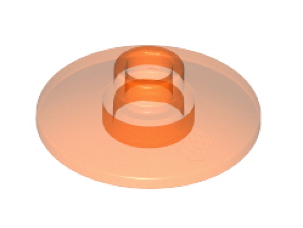 LEGO Schüssel 4740 Radar-Schüssel 2x2, transparent-neonorange