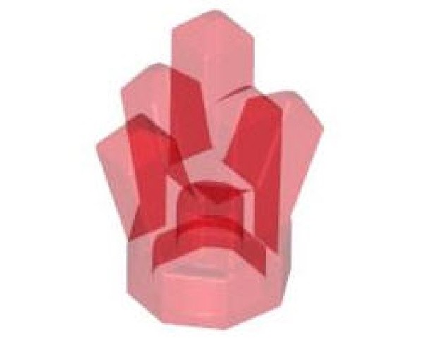 LEGO Sondersteine 52 Kristall 1x1, transparent-rot