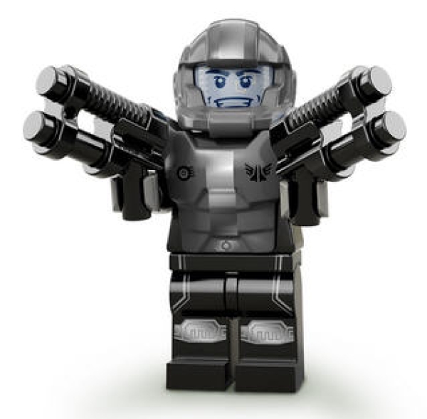 Lego Sammelfigur Serie 13 Außerirdischer mit 2 Waffen 