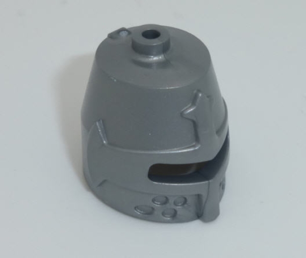LEGO Minifiguren Zubehör 89520 Ritterhelm geschlossen, mattsilber