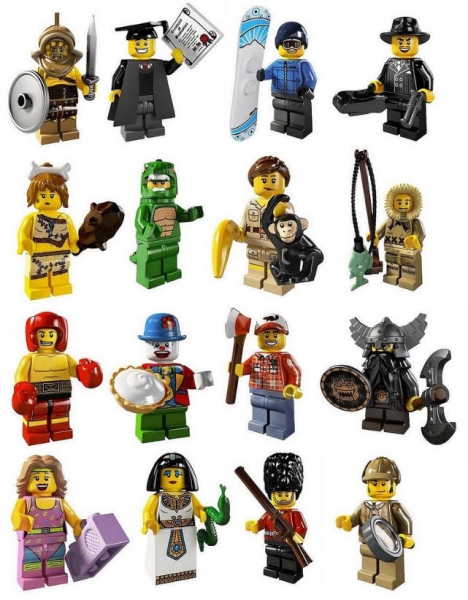 Versand sparen! Neu! Lego Minifiguren Lego Serie 5-8805 Aussuchen! 