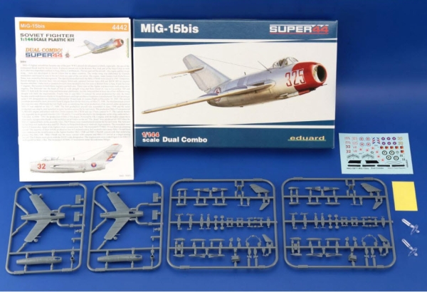 Inhalt: Eduard 4442 MiG-15bis -Dual Combo- Super 44, 1:144
