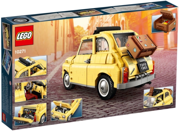 Box Rückansicht: LEGO Creator 10271 Fiat 500