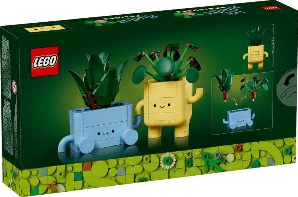 Box Rückseite: LEGO Botanicals 10349 Fröhliche Pflanzen