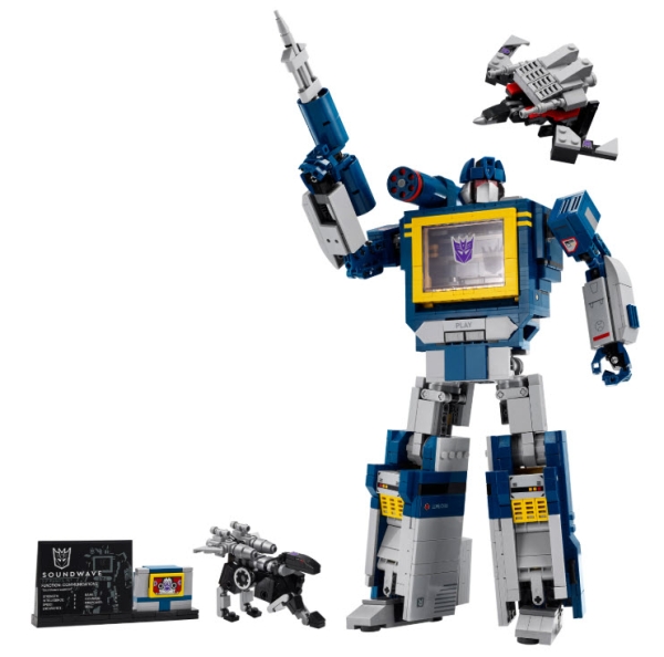 Inhalt: LEGO Icons 10358 Transformers: Soundwave