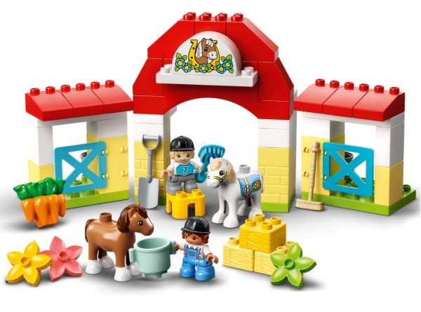 Inhalt: LEGO DUPLO 10951 Pferdestall und Ponypflege