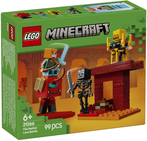 Verpackung: LEGO Minecraft 21266 Das Lava-Duell im Nether