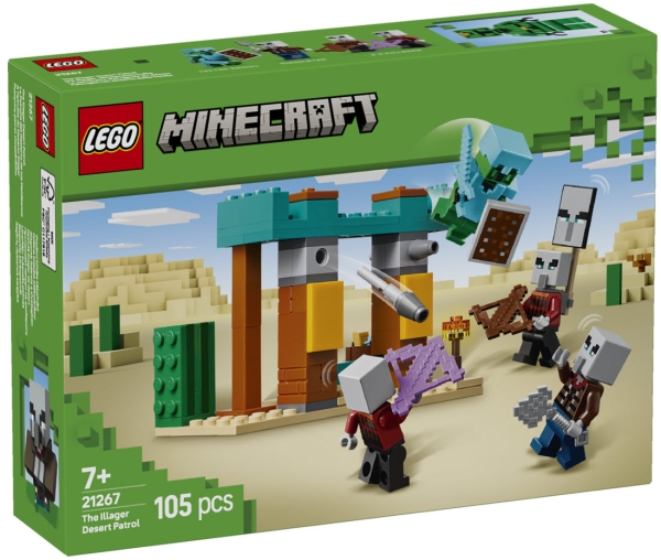 Verpackung: LEGO Minecraft 21267 Die Illager-Wüstenpatrouille