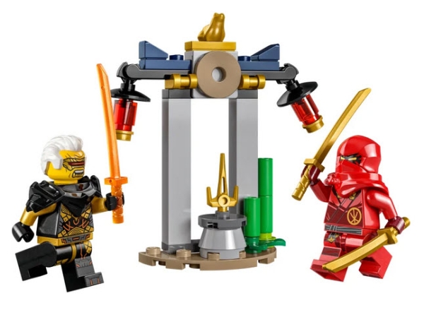 Inhalt: LEGO Ninjago 30650 Kais und Raptons Duell im Tempel