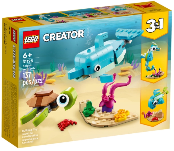 Verpackung: LEGO Creator 31128 Delfin und Schildkröte