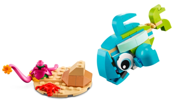Alternativmodell 1: LEGO Creator 31128 Delfin und Schildkröte
