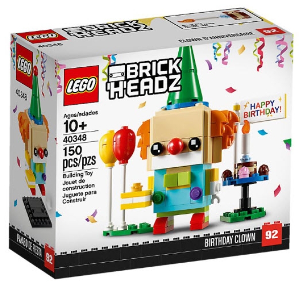 Verpackung: LEGO Brickheadz 40348 Geburtstagsclown