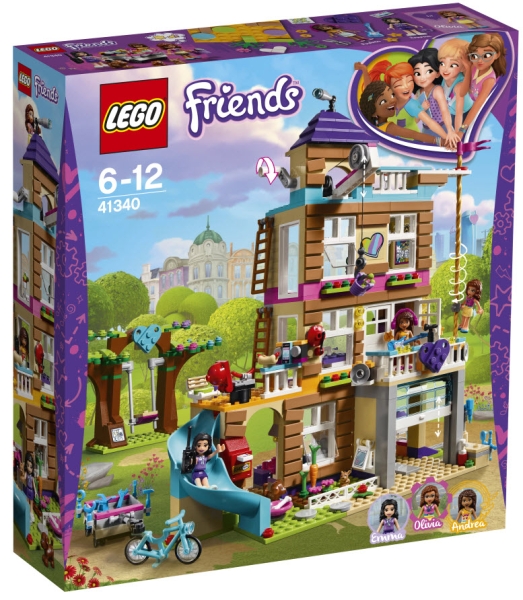 Verpackung: LEGO Friends 41340 Freundschaftshaus