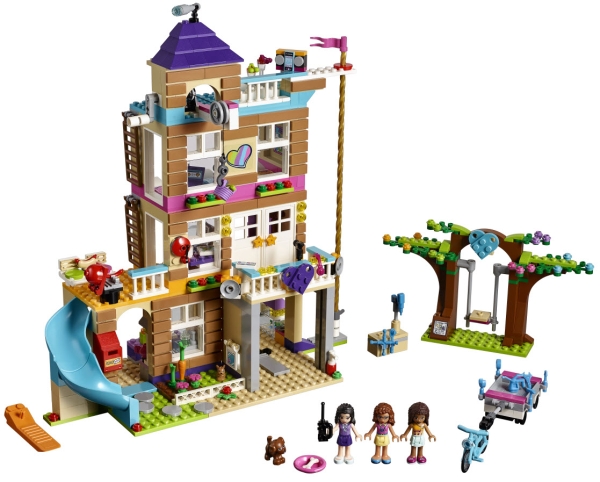 Inhalt: LEGO Friends 41340 Freundschaftshaus