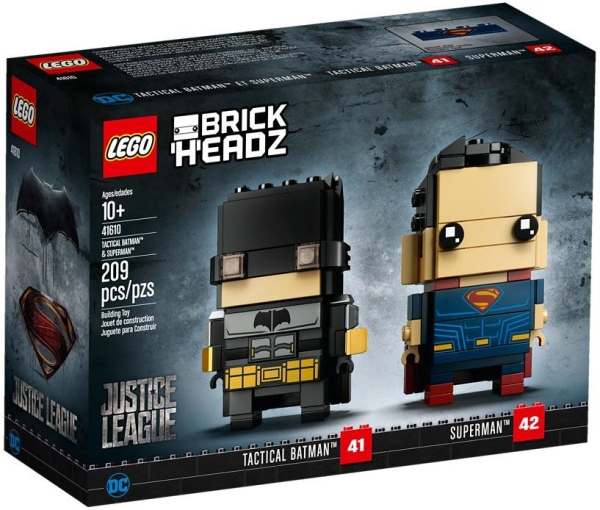 Verpackung: LEGO Brickheadz 41610 Tactical Batman & Superman