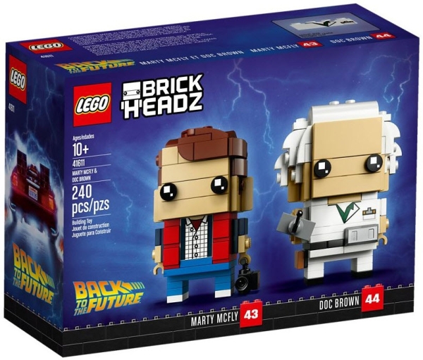 Verpackung: LEGO Brickheadz 41611 Marty McFly und Doc Brown