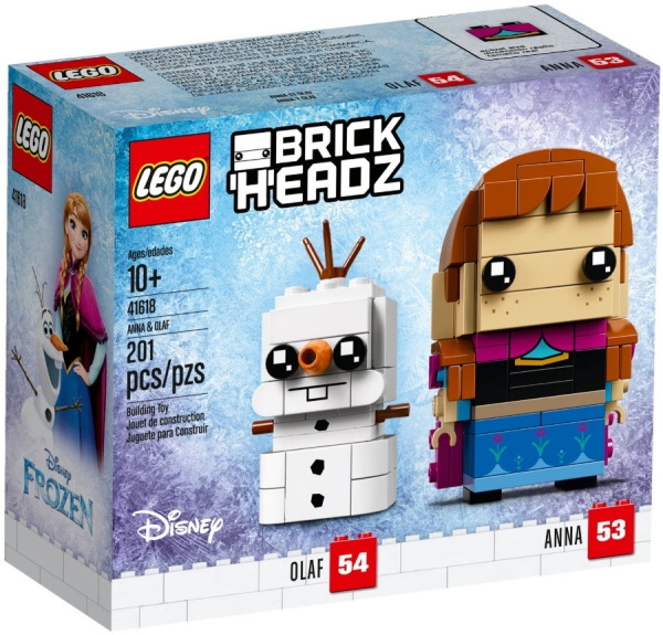 Verpackung: LEGO Brickheadz 41618 Anna und Olaf