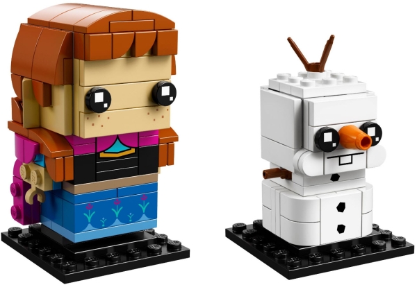 Inhalt: LEGO Brickheadz 41618 Anna und Olaf
