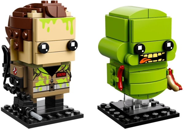 Inhalt: LEGO Brickheadz 41622 Peter Venkman & Slimer