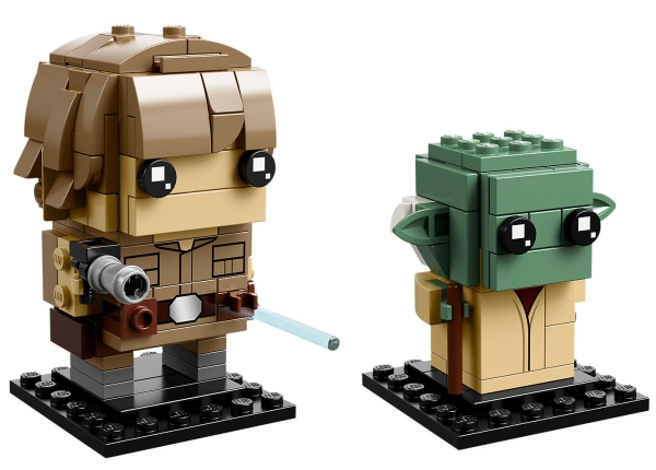 Inhalt: LEGO Brickheadz 41627 Luke Skywalker und Yoda