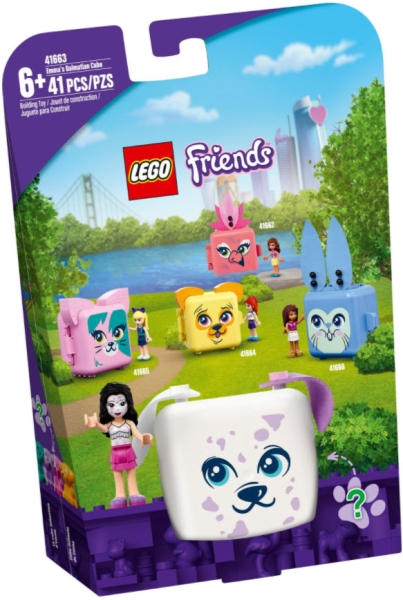 Verpackung: LEGO Friends 41663 Emmas Dalmatiner-Würfel