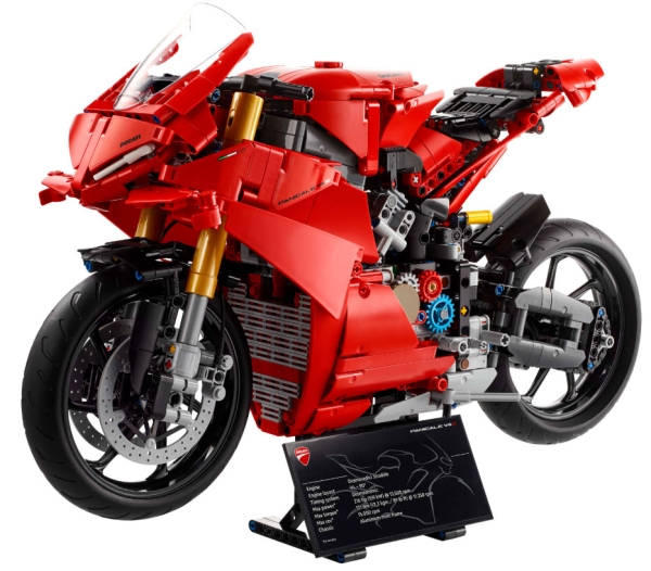 Inhalt: LEGO Technic 42202 Ducati Panigale V4 S Motorrad