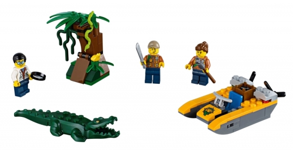 Inhalt: LEGO City 60157 Dschungel-Starter-Set