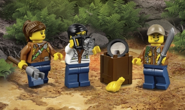Minifiguren: LEGO City 60157 Dschungel-Starter-Set
