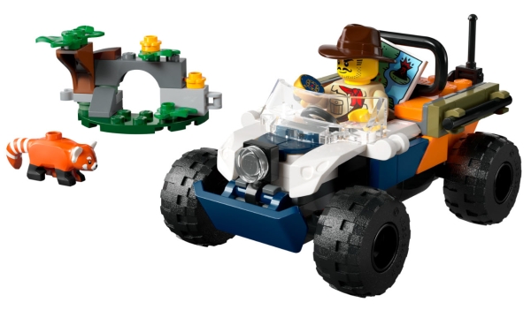 Inhalt: LEGO City 60424 Dschungelforscher-Quad