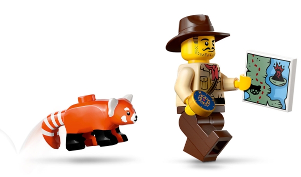 Minifiguren: LEGO City 60424 Dschungelforscher-Quad