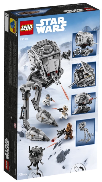 Box Rückseite: LEGO Star Wars 75322 AT-ST auf Hoth