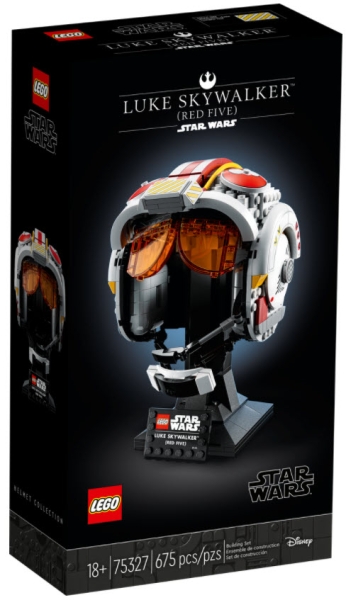 Verpackung: LEGO Star Wars 75327 Helm von Luke Skywalker (Rot Fünf)