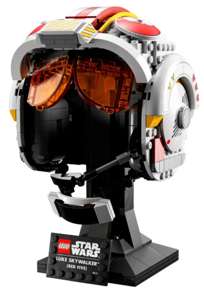 Inhalt: LEGO Star Wars 75327 Helm von Luke Skywalker (Rot Fünf)